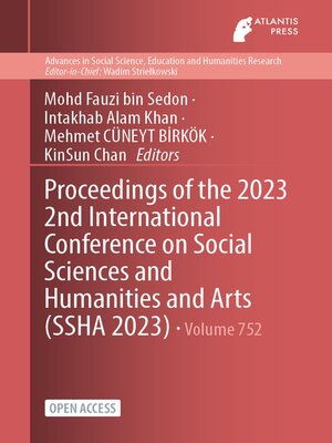 cover image of Proceedings of the 2023 2nd International Conference on Social Sciences and Humanities and Arts (SSHA 2023)